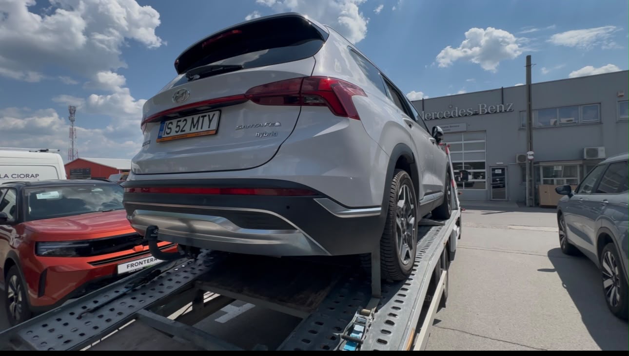 Tractare Kia SUV rampa coborata